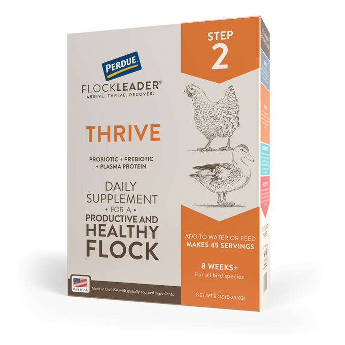 THRIVE - Daily Probiotic & Prebiotic Water Supplement for Chickens 8+ Weeks Old