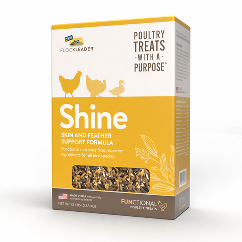 SHINE - Functional Poultry Treats for Skin & Feather Support