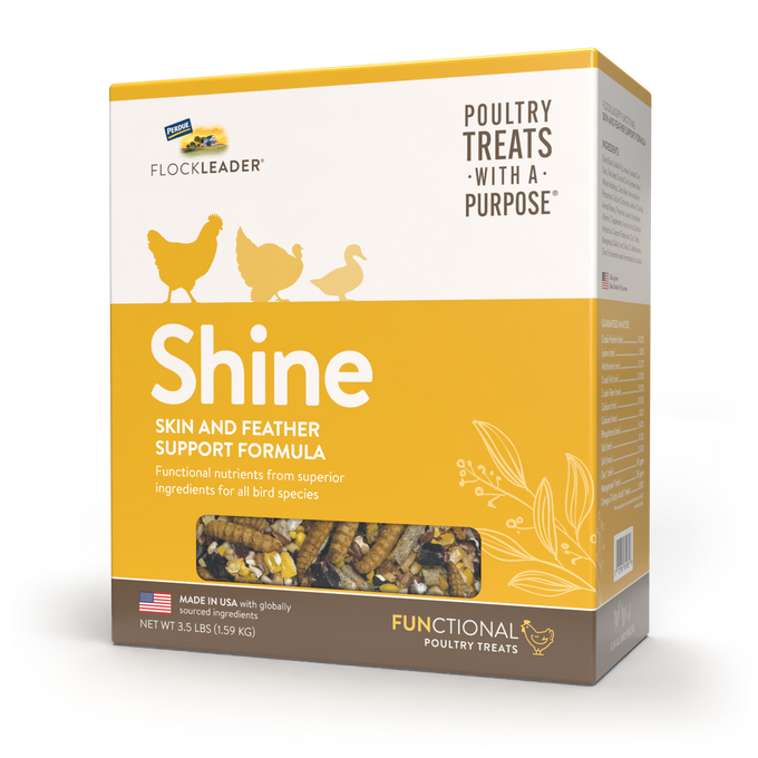 SHINE - Functional Poultry Treats for Skin & Feather Support