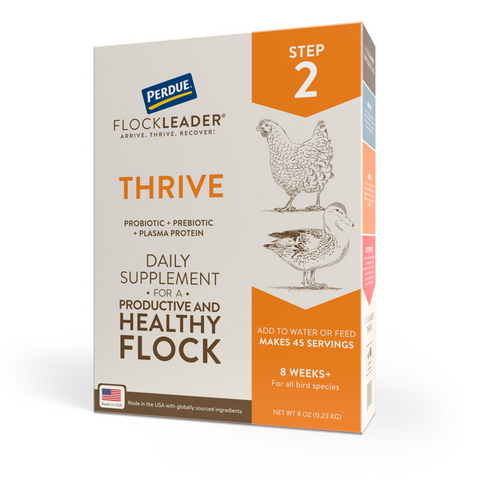 THRIVE - Daily Probiotic & Prebiotic Poultry Supplement for Chickens 8+ Weeks Old