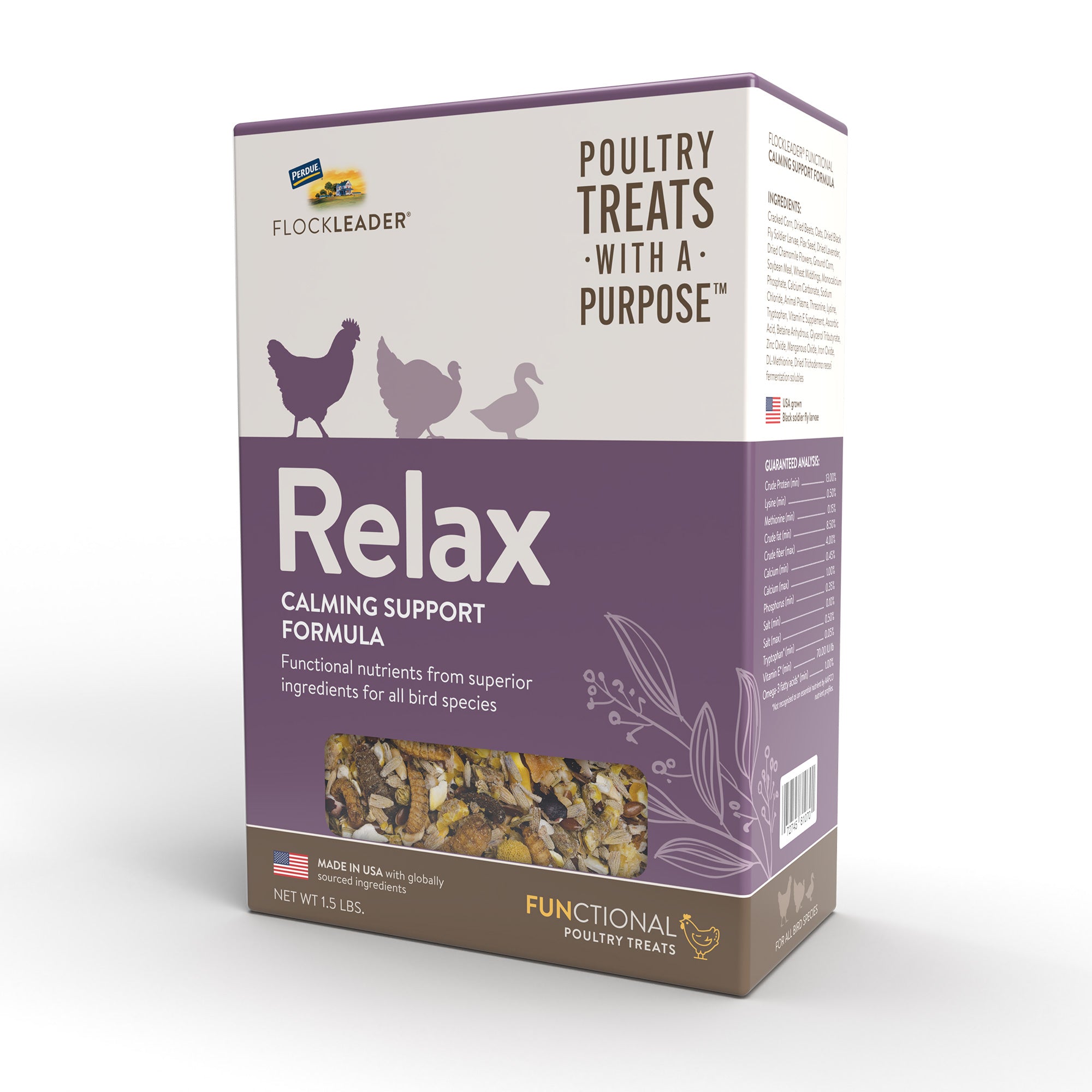 RELAX Functional Poultry Treats for Calming Support Perdue